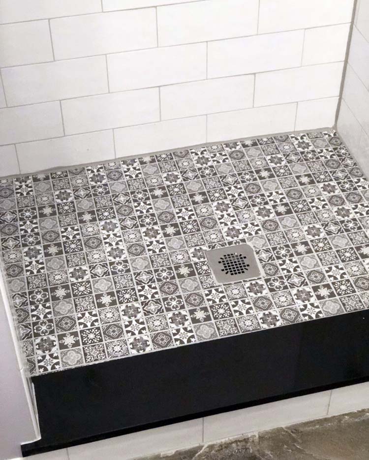 Subway Specialty Tile Shower Floor